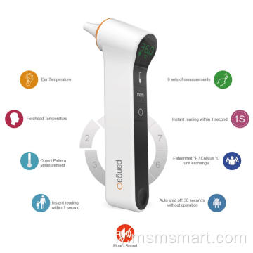 Ear And Forehead Thermometer lytse digitale thermometer